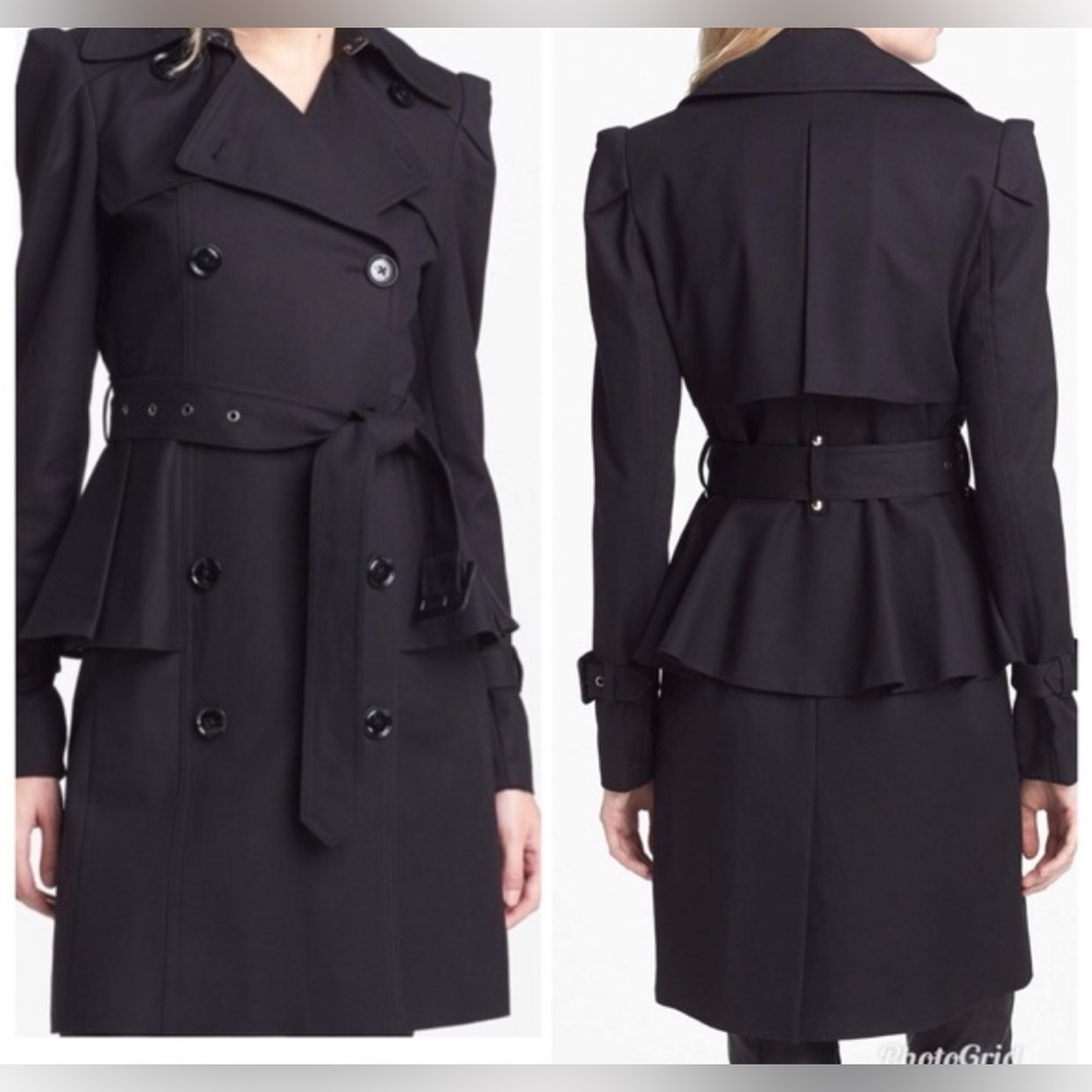 BCBGMAXAZRIA black trench coat
